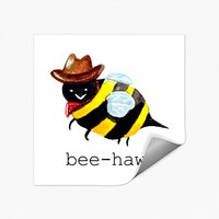 Bee-haw, Partner! - Bee Stickers