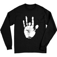 T-shirt à manches longues Jerry Garcia Logo Hand pour unisexe