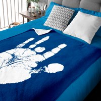 Couverture pour bébé Jerry Garcia - Velours doux en bleu royal — Couvertures pour bébé