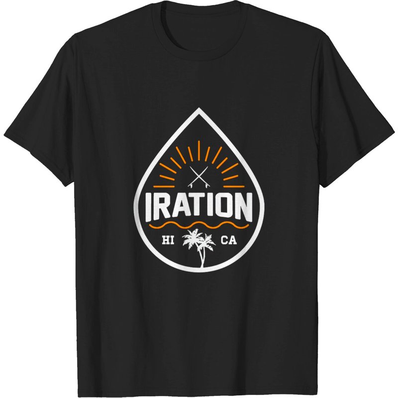 Iration Band T-Shirt for Men in Black — Mens T Shirts