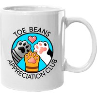 Toe Beans Appreciation Club Ceramic Mug — Mugs & Tumblers