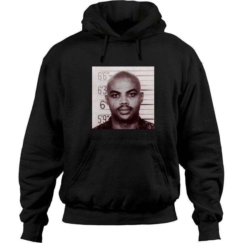 Hoodies Mugshot de Charles Barkley pour Unisexe — Sweats à capuche pour hommes