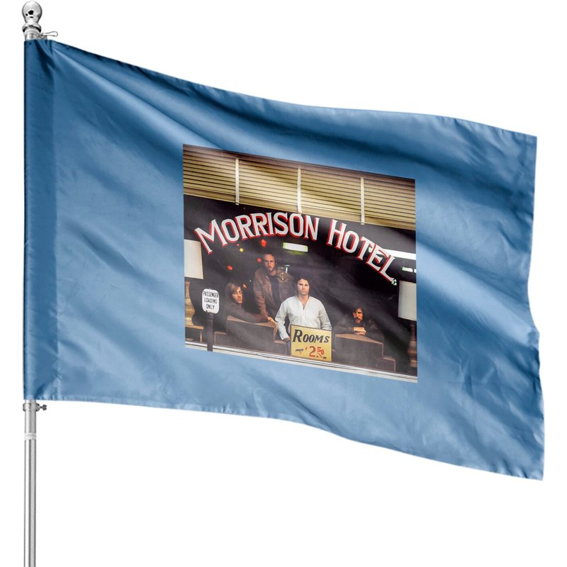 Drapeaux de Maison Classiques Morrison Hotel pour Usage Extérieur — Drapeaux décoratifs