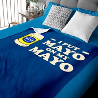 I Put Mayo On My Mayo - Mayonnaise - Couverture pour bébé