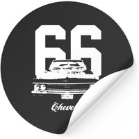 1966 Chevelle Grill View Worn Look Stickers