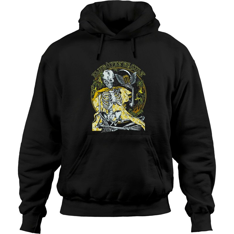 Hoodies Unisex avec logo de crâne de Blue Oyster Cult — Sweats à capuche pour hommes