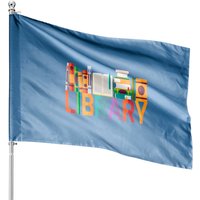 Library House Flags - Double-Sided Print for Outdoor Use — Decorative Flags