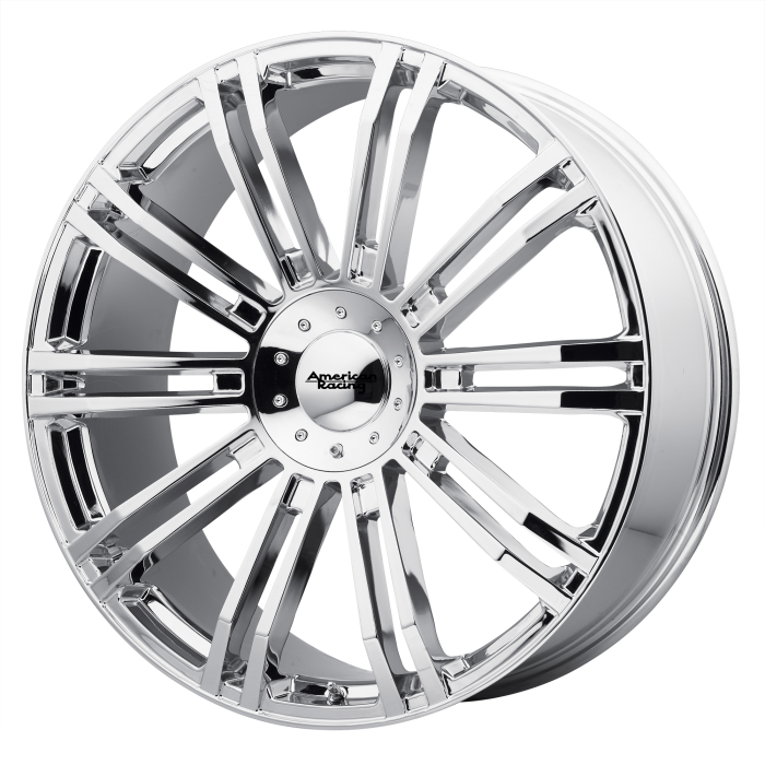 American Racing AR939 D2 Roues Chromées 22x9.5 35mm Déport Tout BP — Roues et jantes