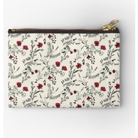 Red Flower Pattern Makeup Organizer — Makeup Organizer