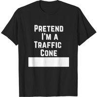 Funny Halloween Orange Traffic Cone Costume T-Shirt for Men