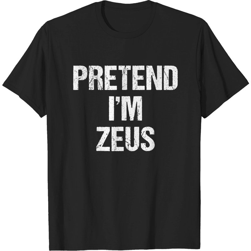 T-shirt Costume de Zeus Dieu Grec pour Homme - Fête d'Halloween — T-shirts pour hommes