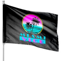 Men's House Flags Miami Vice - Double-Sided Print — Decorative Flags