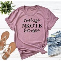 Vintage Nkotb Groupie Shirt for Men