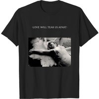 Men's 'Love Will Tear Us Apart' T-Shirt in Black
