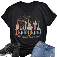 T-shirt Daddyland pour Papa - T-shirt de la fête des Pères
