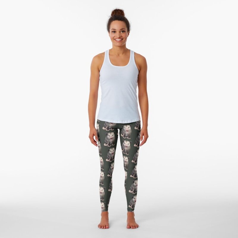 Leggings Happy Possum pour femmes — Legging femme