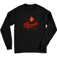 T-shirt à manches longues Strohs Beer pour unisexe