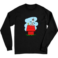 T-shirt à manches longues Snoopy et Woodstock Rire pour unisexe — T-shirts pour hommes