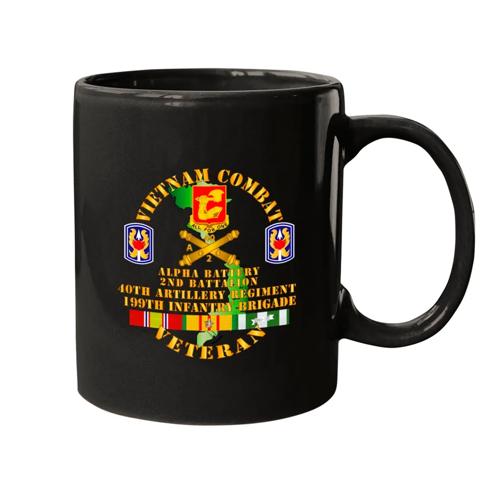 Mug du 2e Bataillon, 40e Artillerie, 199e Brigade d'Infanterie — Tasses et gobelets