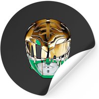 Green to White - Mighty Morphin Power Rangers Stickers — Stickers & Decals