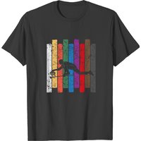 T-shirt Silhouette de Curling pour Hommes en Noir — T-shirts pour hommes