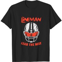 T-shirt pour hommes Linemen Lead The Way