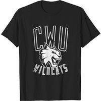 T-shirt d'anniversaire Central Washington Cwu Wildcats Cwuw1003 pour hommes