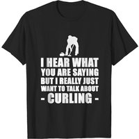 T-shirt de sport Curling pour hommes - Noir — T-shirts pour hommes