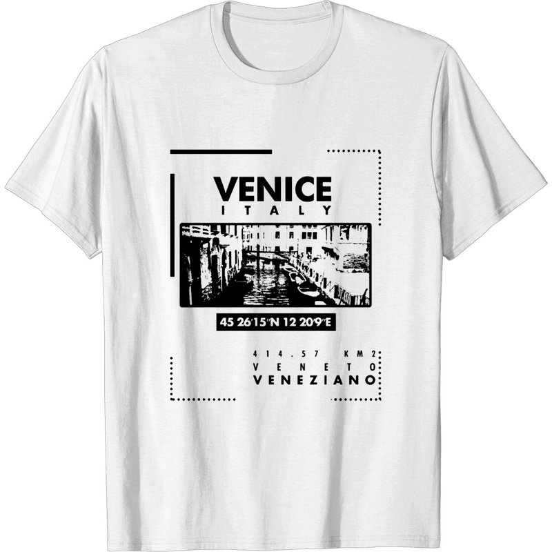 T-shirt Venice pour hommes - T-shirt tendance en mélange de coton — T-shirts pour hommes