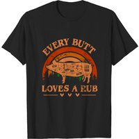 T-shirt pour hommes Every Butt Loves A Rub Farming Tractor Field — T-shirts pour hommes