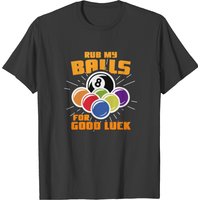 T-shirt Rub My Balls For Good Luck pour hommes — T-shirts pour hommes