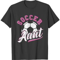 Soccer Aunt Men's Black Soccer T-Shirt — Mens T Shirts