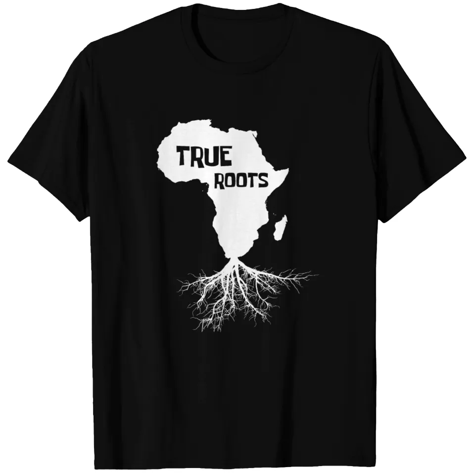 T-shirt pour hommes Africa en noir — T-shirts pour hommes