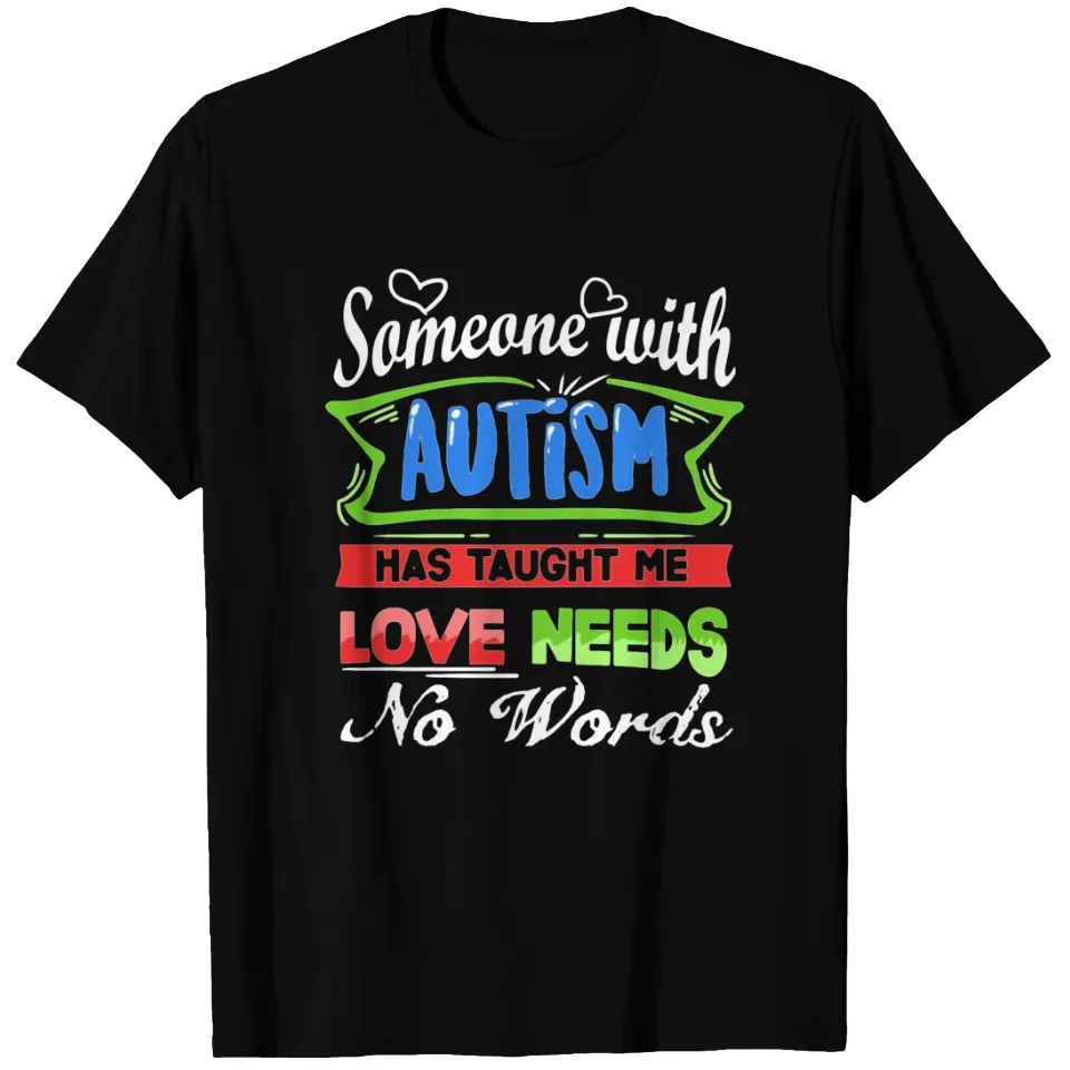 T-shirt Autisme pour Hommes - Noir — T-shirts pour hommes