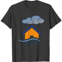 T-shirt Flood pour hommes en noir — T-shirts pour hommes