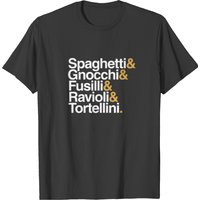 Italian Pasta List T-Shirt for Men