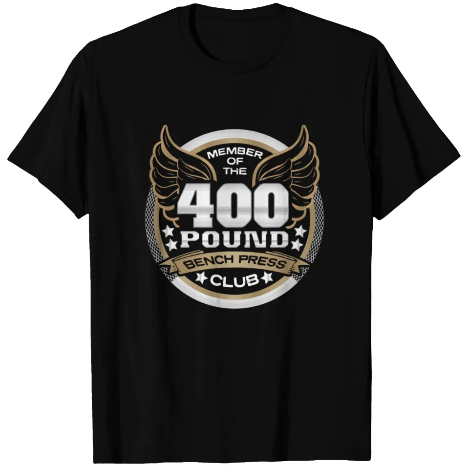 T-shirt Club de Développé Couché de 400 Livres pour Hommes — T-shirts pour hommes