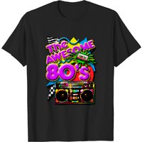 Awesome 80's T-Shirt for Men in Black