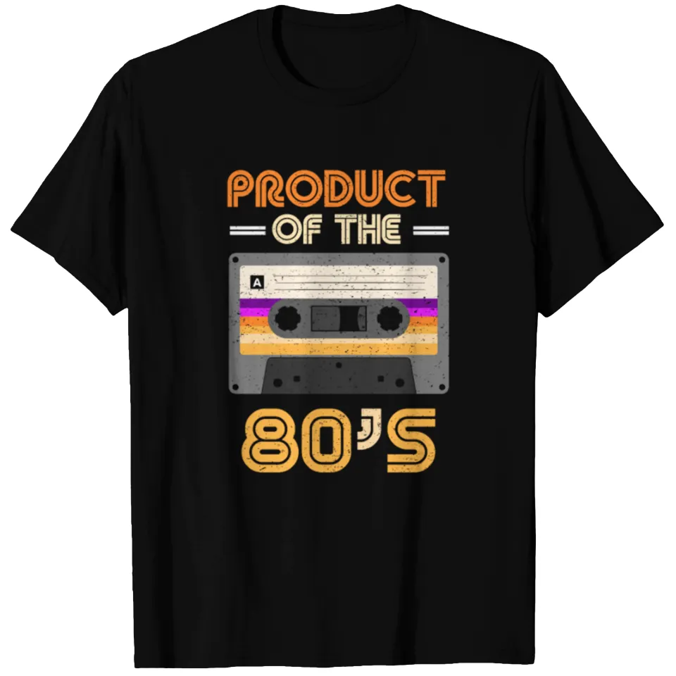 80s Outfit T-Shirt for Men - Black