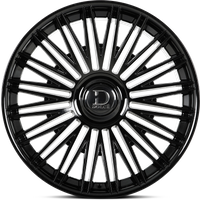 Dolce Luxury Vulto Glossy Black Wheels - 24x9, 6x135 Bolt Pattern