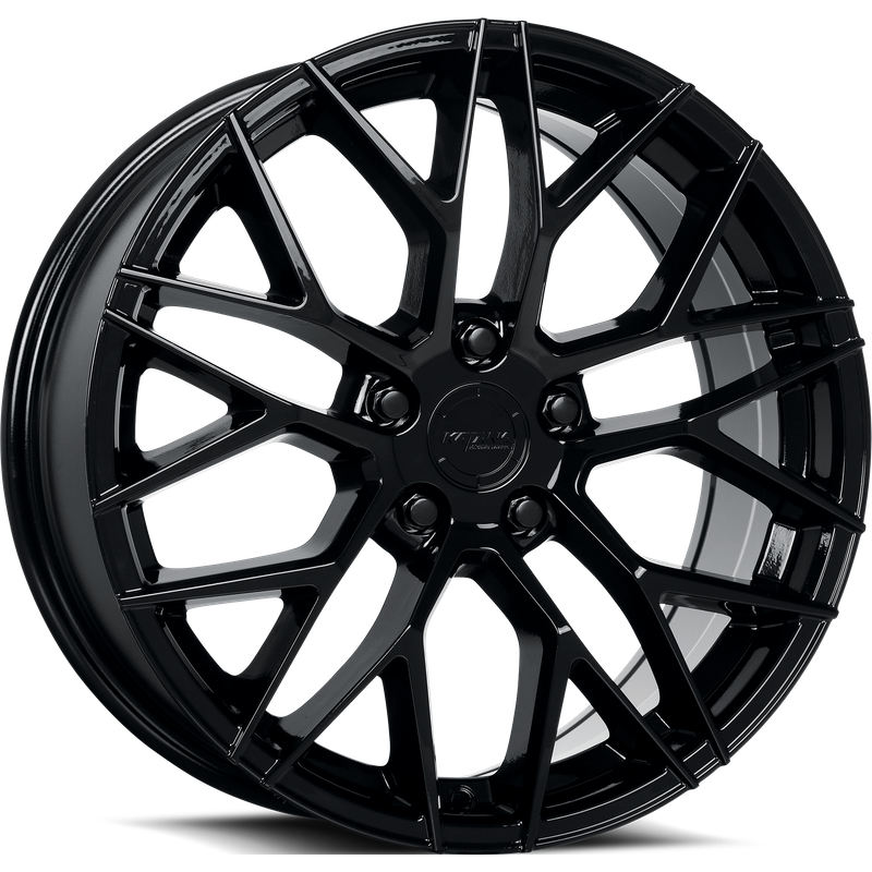 Roues Katana Racing KR01 Noires Brillantes - 17x7.5 - 5x100 - 40 Offset — Roues et jantes