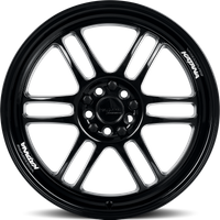 Katana Racing KR02 Gloss Black Wheels - 17x7.5 - 4x100 - 40 Offset — Wheels & Rims