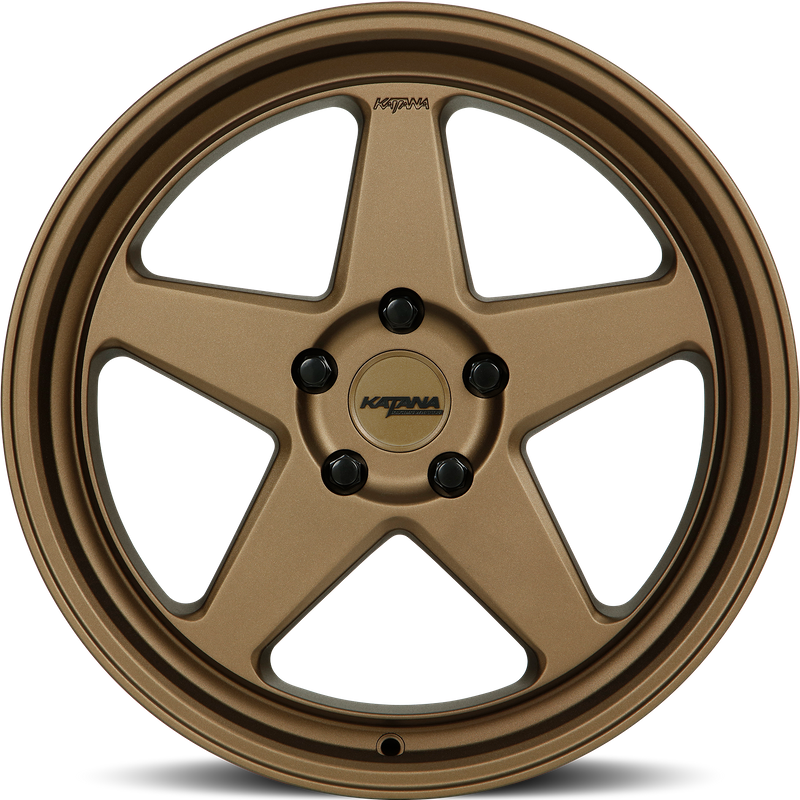 Roues Katana Racing KR03 Bronze Mat - 18x8 - 5x100 - 40 Offset — Roues et jantes
