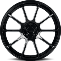 Katana Racing KR07 Gloss Black Wheels - 17x7.5 - 5x100 - 40 Offset