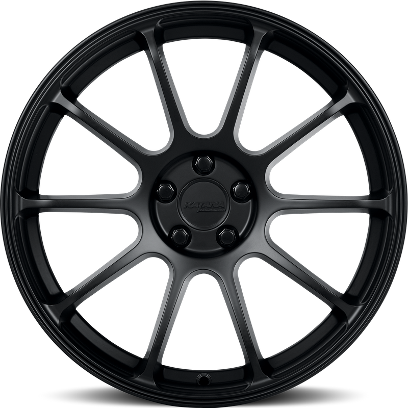 Roues Katana Racing KR07 Noir Mat - 17x7.5 - 5x100 - 40 Offset — Roues et jantes