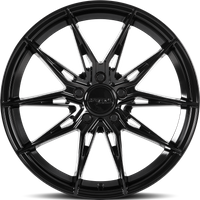 Katana Racing KR10 Gloss Black Wheels - 18x8 - 5x100 - 40 Offset — Wheels & Rims