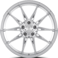 Katana Racing KR10 Gloss Silver Machine Face Wheels - 18x8