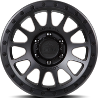Lock Offroad Yosemite Matte Black Wheel - 17x9 - 5x127 Bolt Pattern — Wheels & Rims