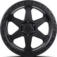 Lock Offroad Olympus Matte Black Wheels - 17x9 - 5x127 -12 Offset — Wheels & Rims