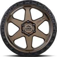 Lock Offroad Olympus Matte Desert Bronze Wheels with Black Ring — Wheels & Rims
